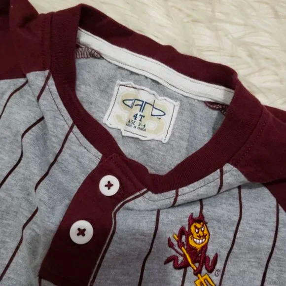 ❤️GARB kids athletic striped team apparel tee 4T - Picture 2 of 4